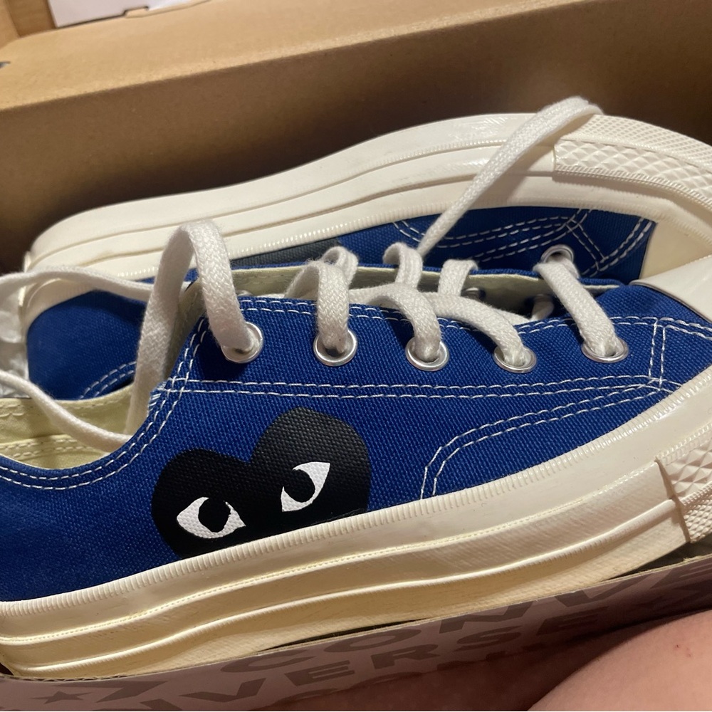Converse Kids Sneakers in Blue and White